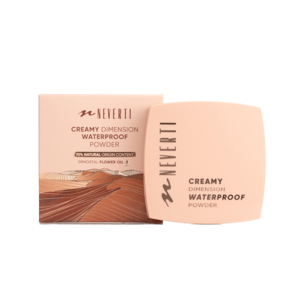 Neverti Creamy Dimension Waterproof Powder Medium Beige NP202.006
